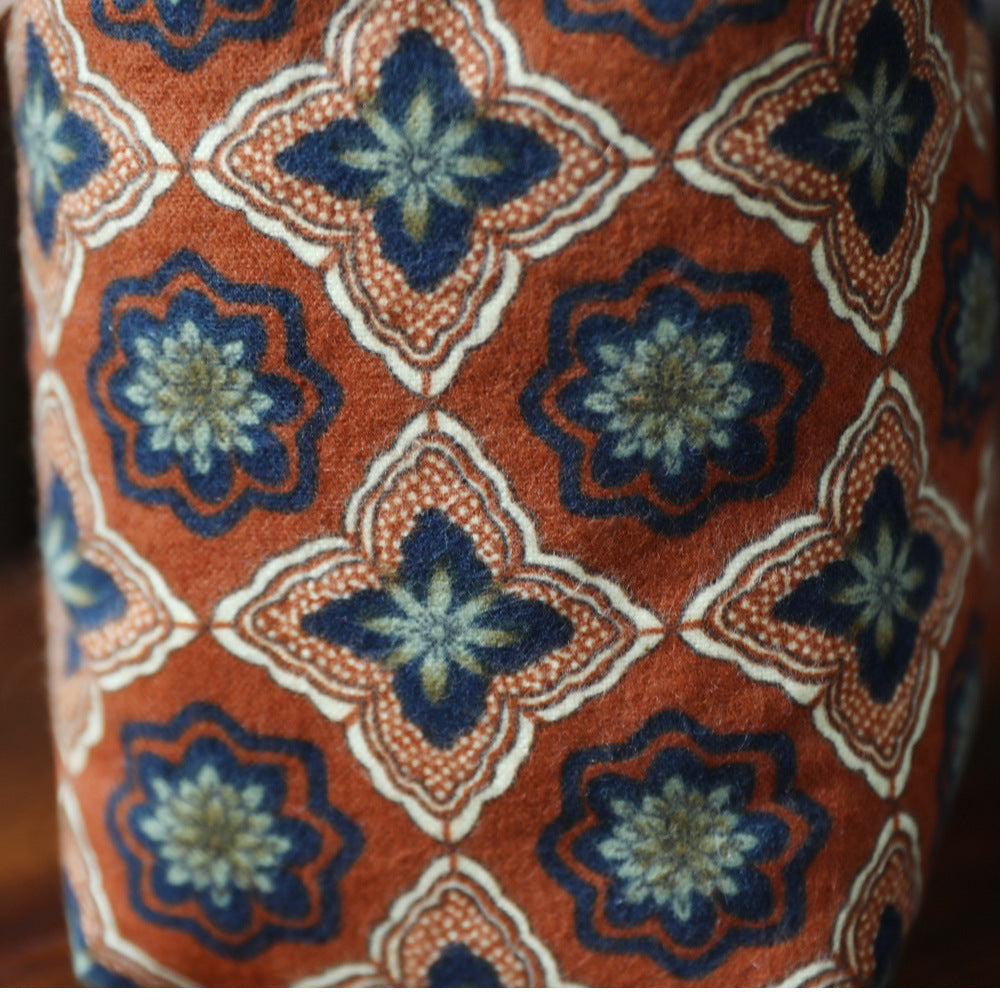 Sac de voyage de rangement pour théière à motif floral ancien de Gohobi