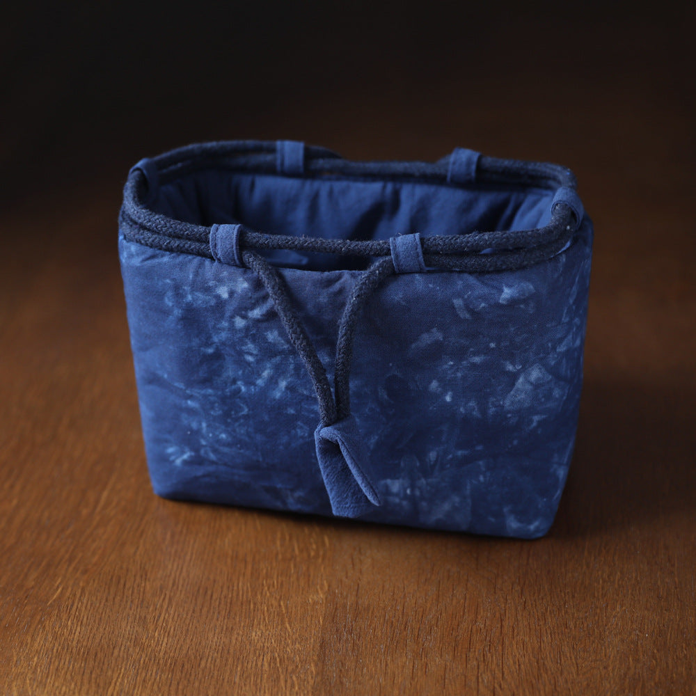 Gohobi Large Dyed Fabric Teaware Storage Travel Bag Shifuku