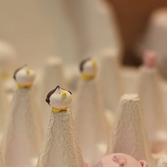 Gohobi x Little Diary Handmade Ceramic Penguin