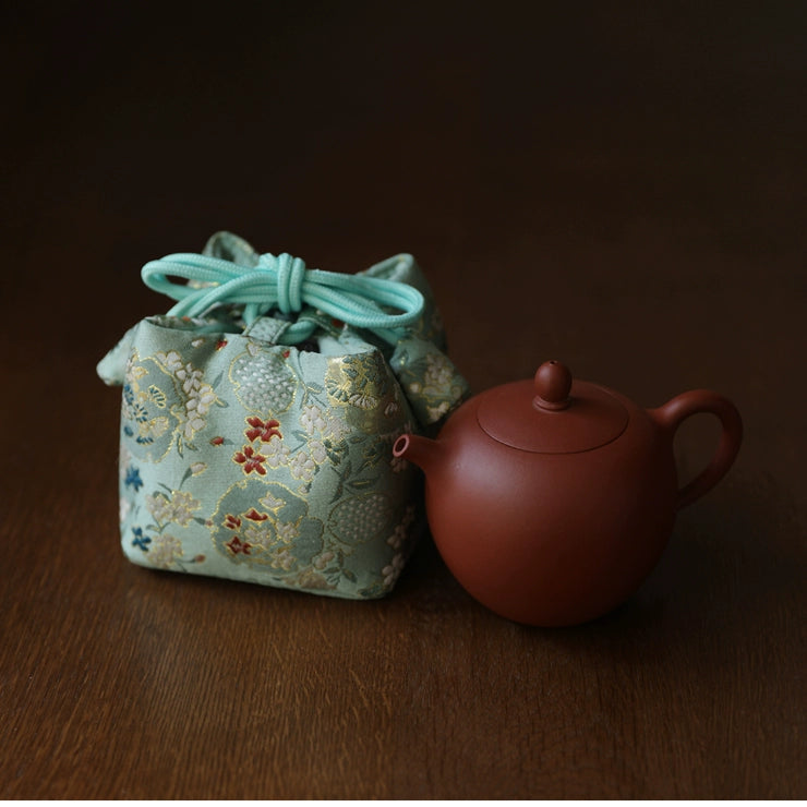 Gohobi Colourful Brocade Teaware Storage Travel Bag Shifuku