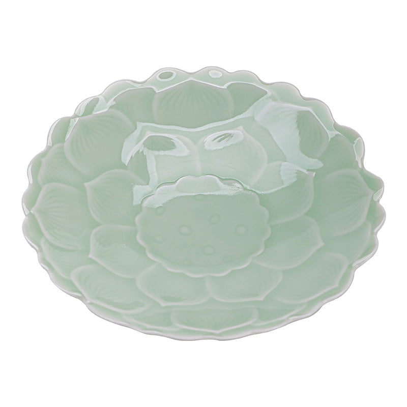 Gohobi Traditional Japanese Glazed Fruit Nuts Small Plate - Lotus 011