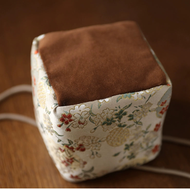 Gohobi Colourful Brocade Teaware Storage Travel Bag Shifuku