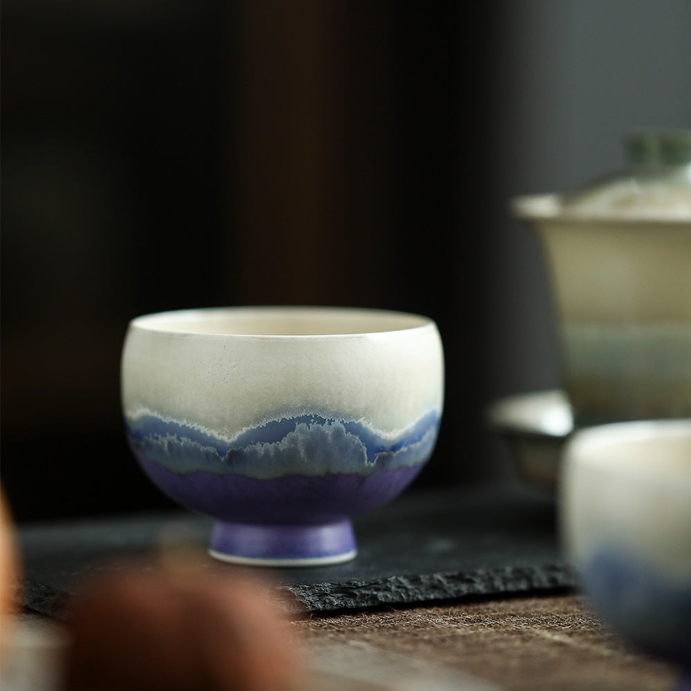 Tasse à thé en céramique faite à la main de Gohobi Spring Mountain