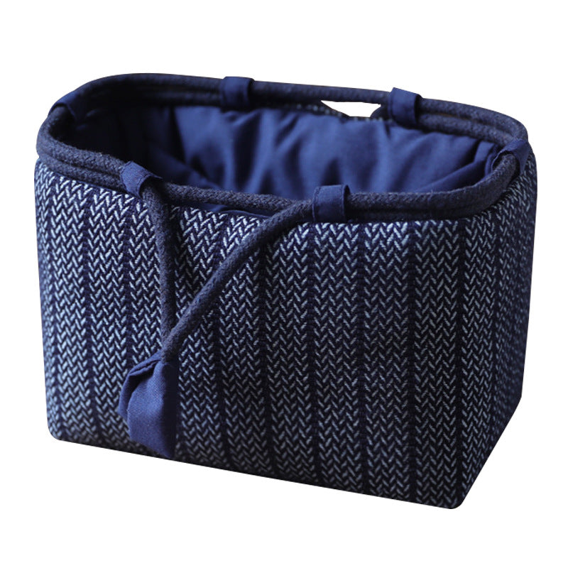 Gohobi Denim Medium Teaware Storage Travel Bag Shifuku
