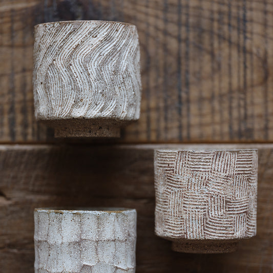 Gohobi Handmade Retro Wabi Sabi Tea Cup