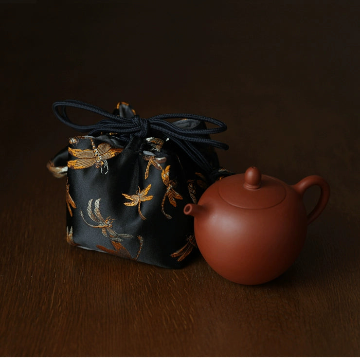 Gohobi Colourful Brocade Teaware Storage Travel Bag Shifuku
