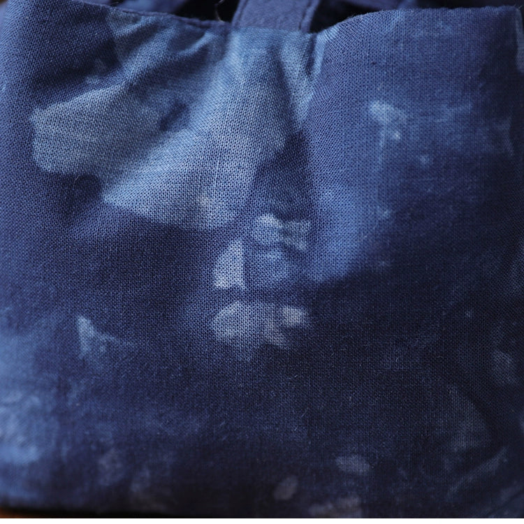Sac de voyage de rangement pour théière en tissu teint Gohobi