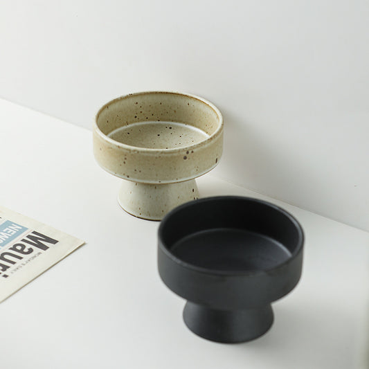 Gohobi Handmade Ceramic Raised Stand Bowl