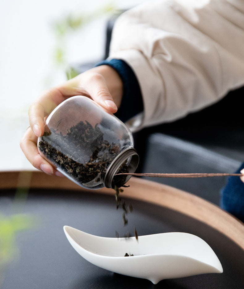 Bocal à thé en verre pour la maison Gohobi
