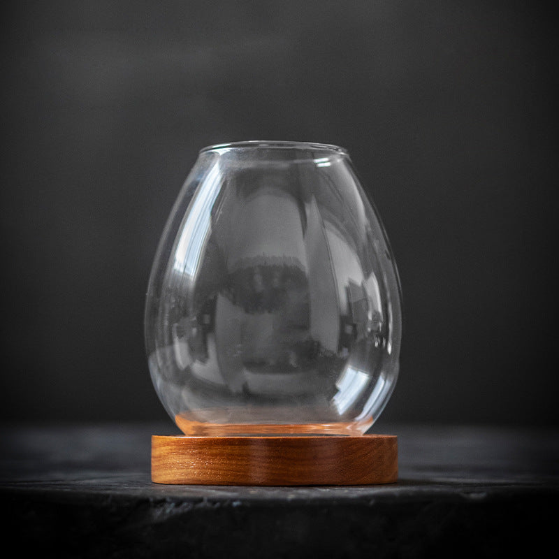 Bougeoir en verre Gohobi
