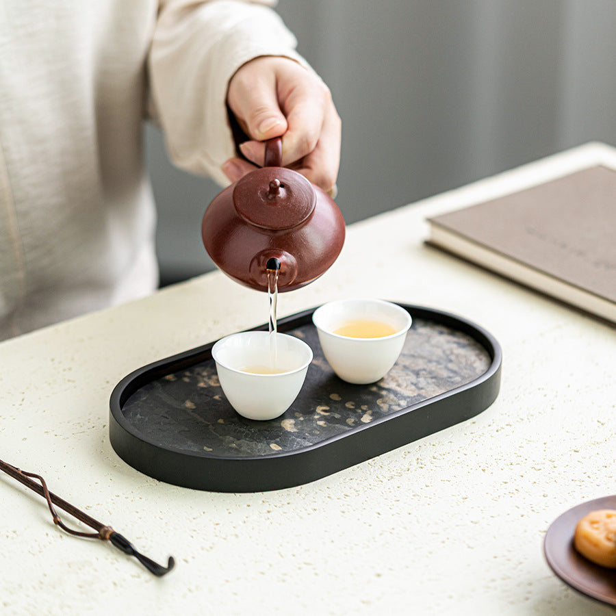 Gohobi Wabi-Sabi Stone Panel Tea Tray