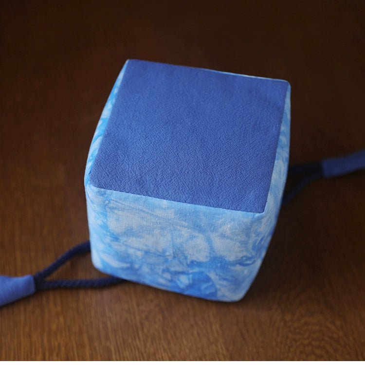 Sac de voyage de rangement pour théière en tissu teint Gohobi