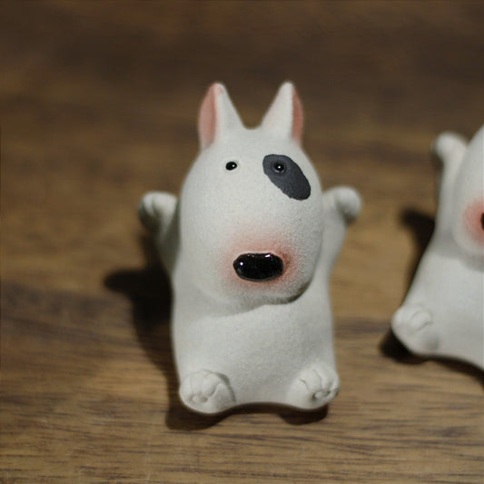 Gohobi Bull dog Handcrafted Tea Pet