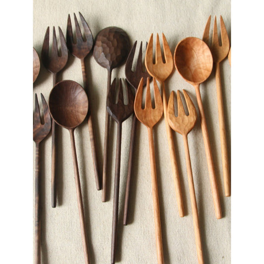 Gohobi Handcrafted Wooden Spoon & Fork
