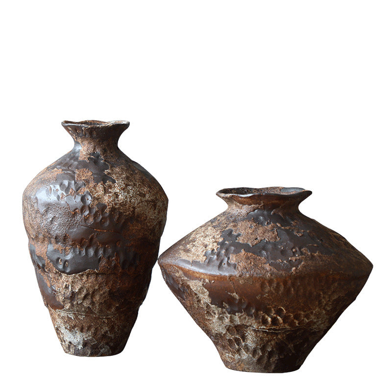 Gohobi wabi-sabi wind ceramic vase