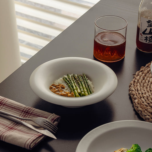 Gohobi Painted Matte 7.5-Inch Reverse Side Pot Plate