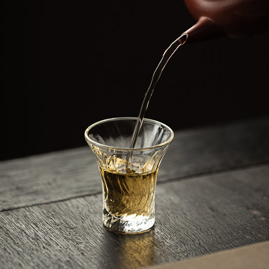 Gohobi High Borosilicate Glass Gongfu Tea Cup – Transparent Heat-Resistant Master Cup and Aroma Cup