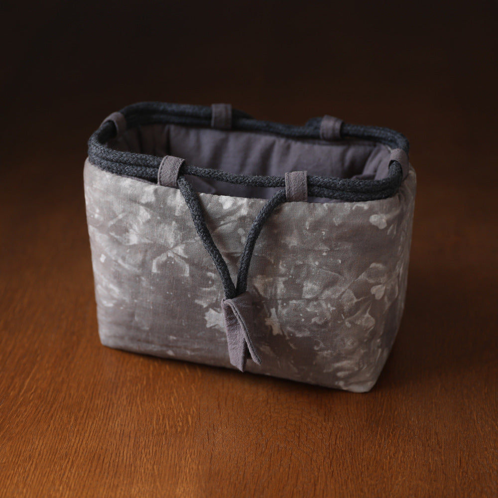 Gohobi Large Dyed Fabric Teaware Storage Travel Bag Shifuku