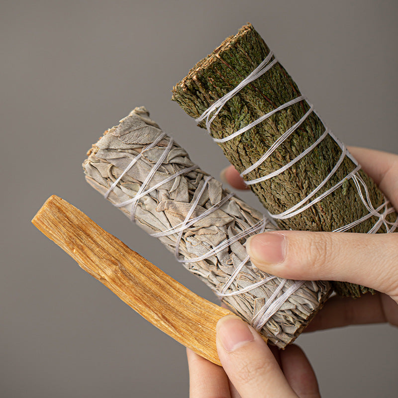 Cheminée à encens du Mont Fuji, brûleur d'encens en cèdre et sauge, grand four en bois sacré péruvien, brûleur d'encens en céramique