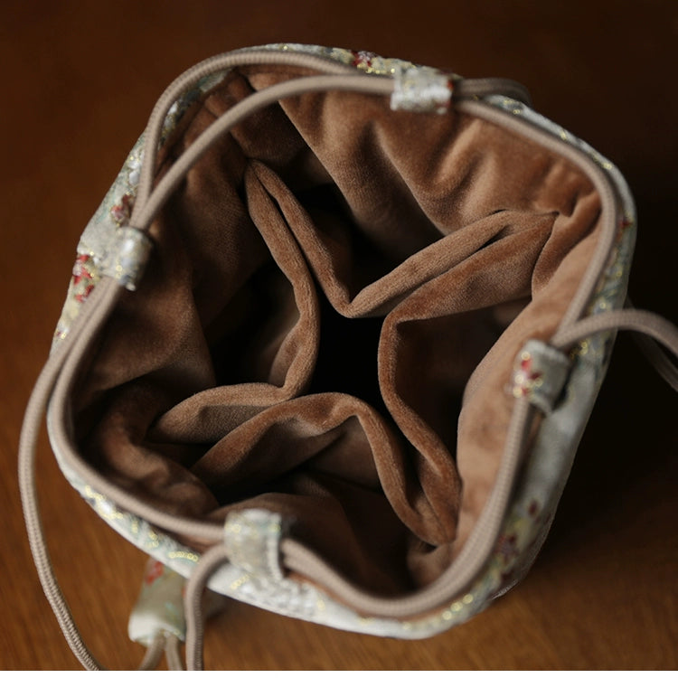 Gohobi Colourful Brocade Teaware Storage Travel Bag Shifuku