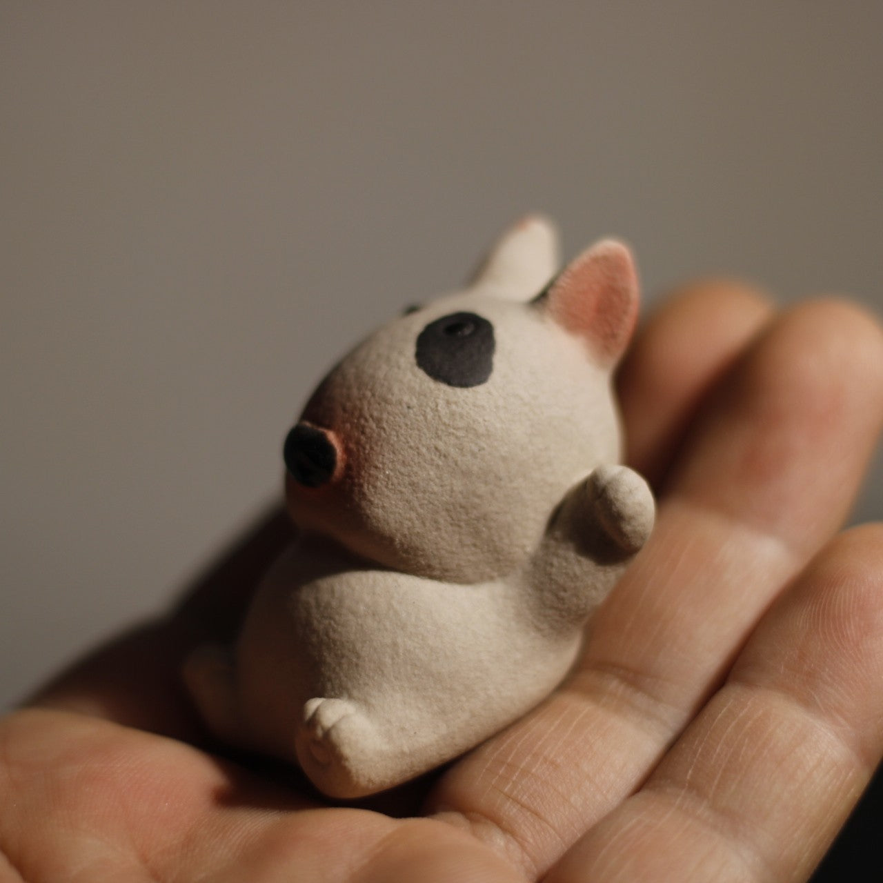 Gohobi Bull dog Handcrafted Tea Pet