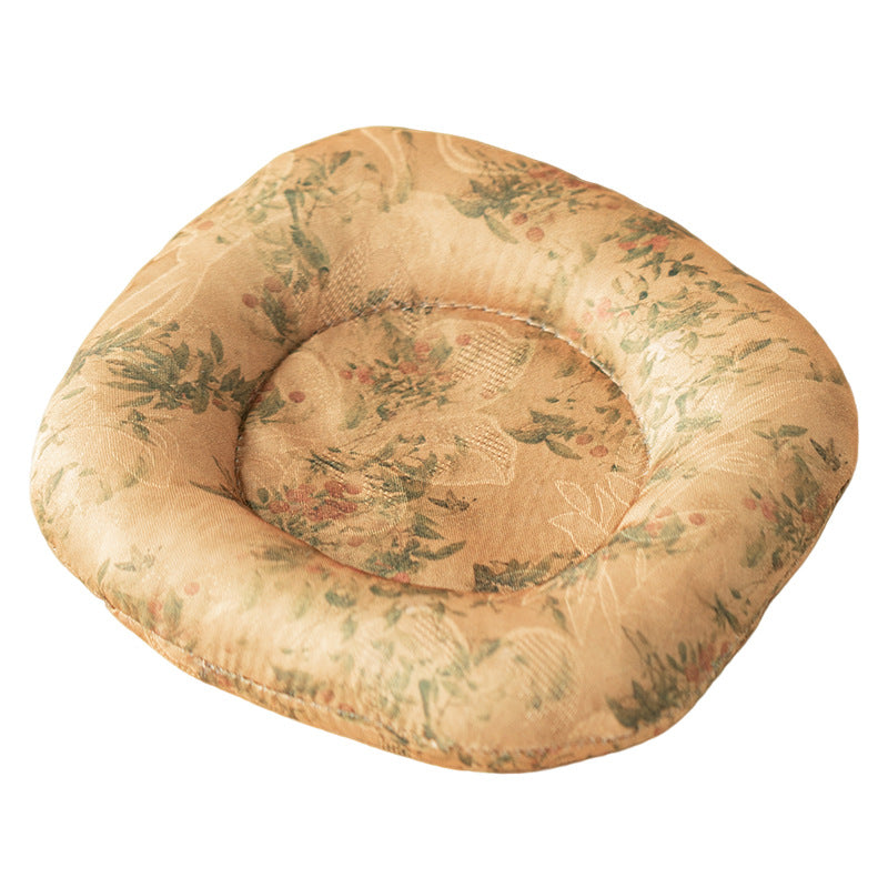 Support de pot en tissu chinois rétro, dessous de verre épais anti-brûlure fait à la main, coussin de pot, coussin isolant pour théière, support de pot, accessoires pour service à thé