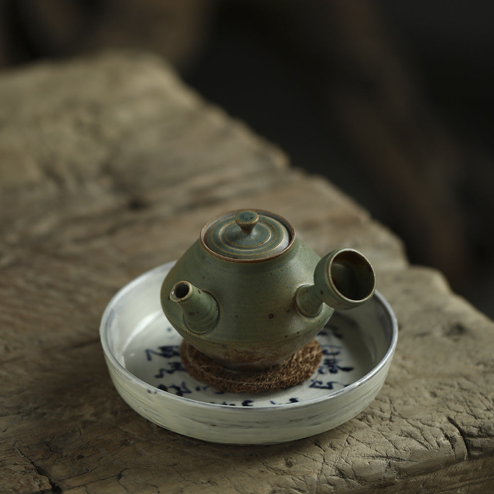 Théière chinoise rétro en céramique de petite taille Gohobi Jingdezhen (160 ml)