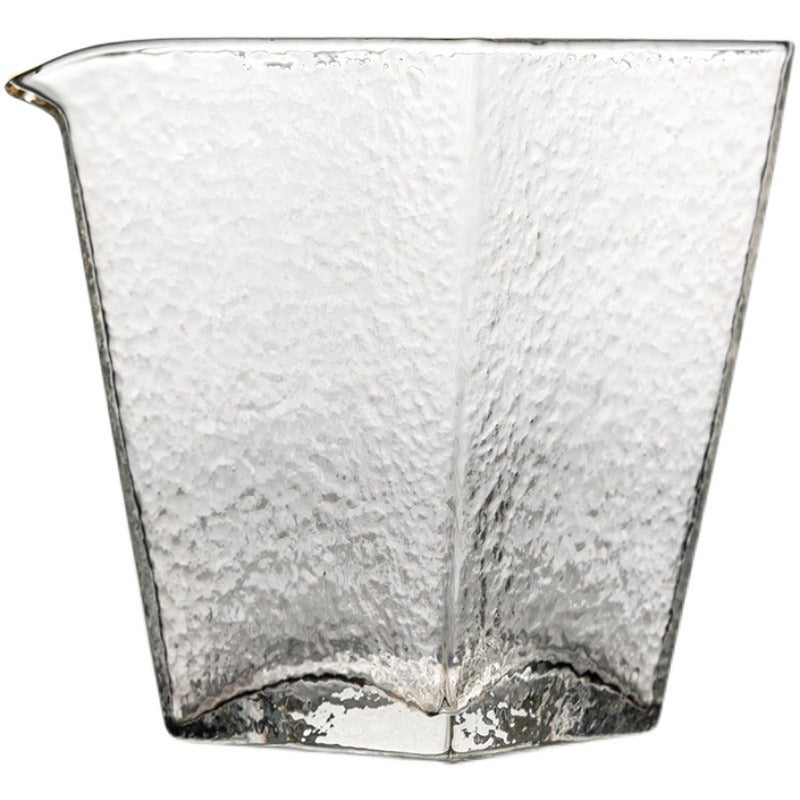 Gohobi Handmade Square Glass Pitcher