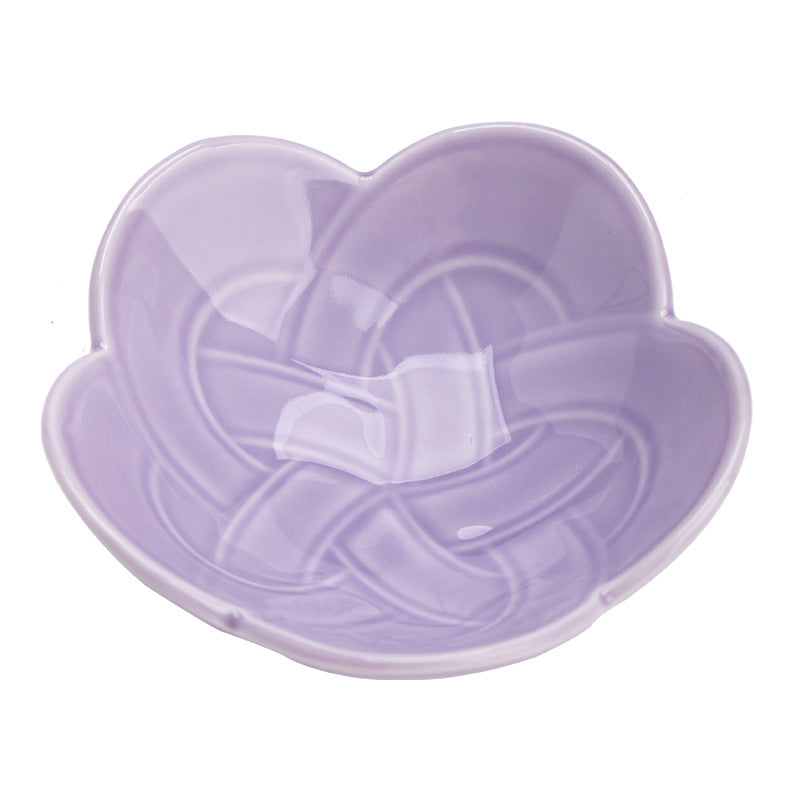 Gohobi Traditional Japanese Glazed Fruit Nuts Smll Plate - Chinese Knot 003