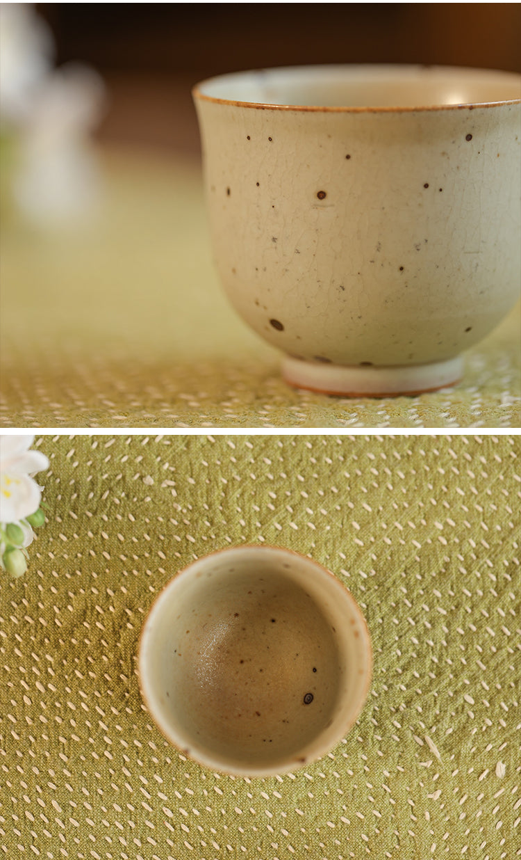 Tasse à thé en céramique peinte à la main Gohobi en forme de dragon bleu