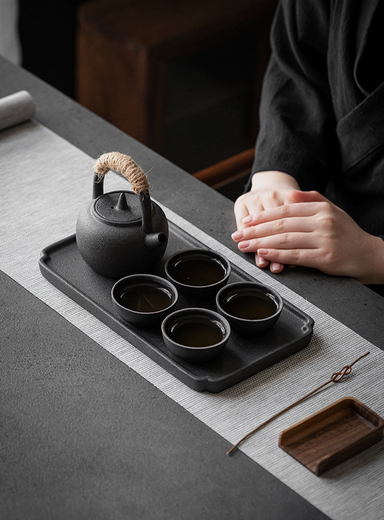 Service à thé en céramique de style japonais fait main Gohobi