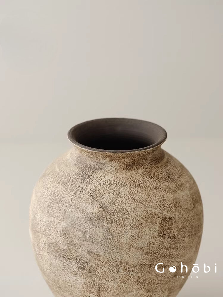 Gohobi Japanese-style Wabi Sabi Handmade Zen Large Vase 016