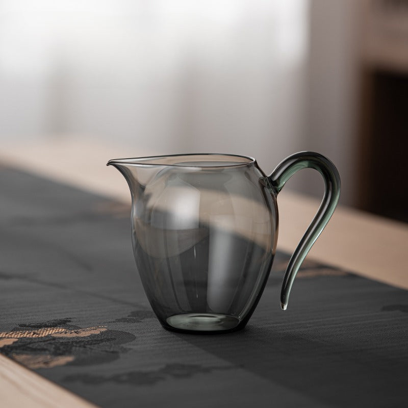 Gohobi Handmade Colourful Handle Glass Pitcher