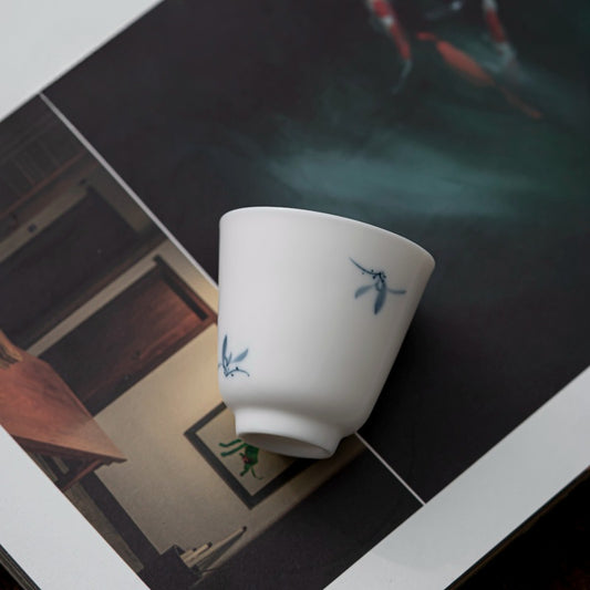 Gohobi Qiu Shui Orchid Ceramic Teacup