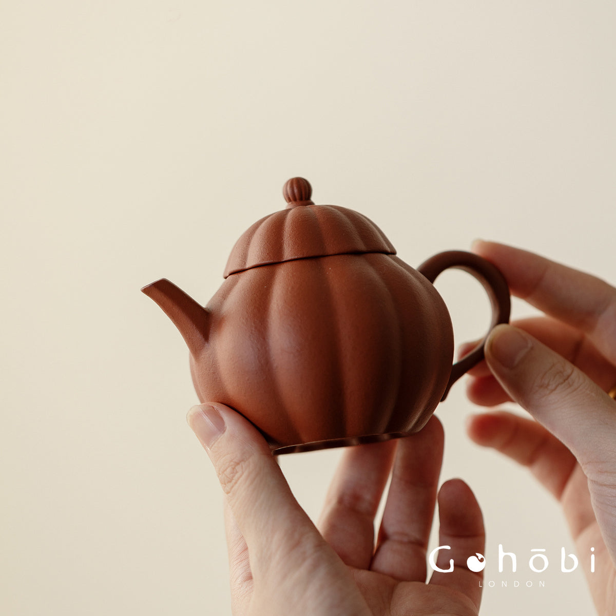 Gohobi Yixing Zisha Clay Travel Tea Set – Handmade Gongfu Tea Set with Leather Case