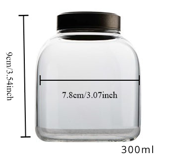 Bocal à thé en verre pour la maison Gohobi