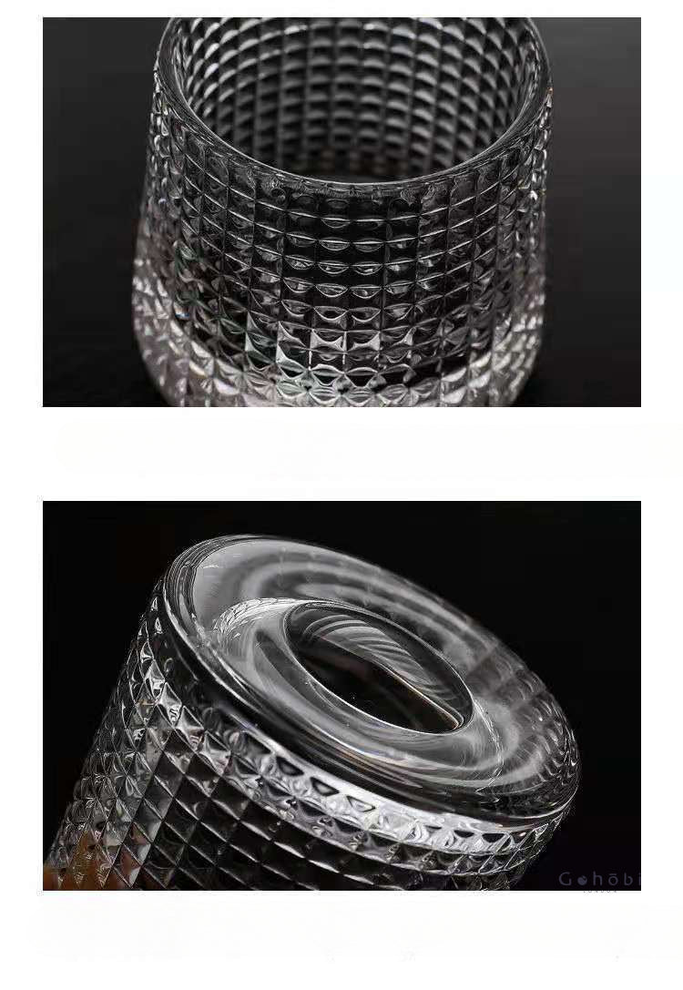 Gobelet rotatif fait main Gohobi – Verre pour bar et maison