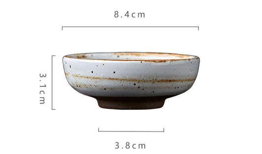 Gohobi Handmade Japanese Style Small Dish Sauce Plate