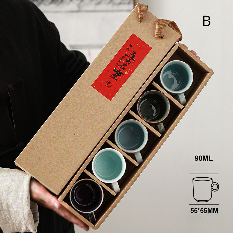Coffret à thé avec théière et tasse à thé classique Gohobi