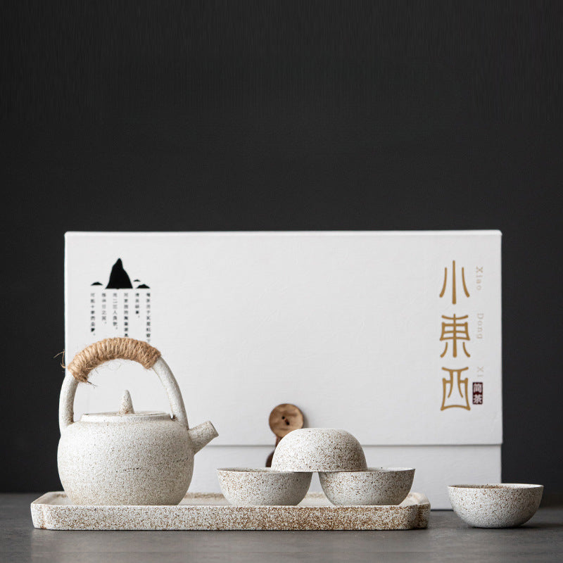 Service à thé en céramique de style japonais fait main Gohobi