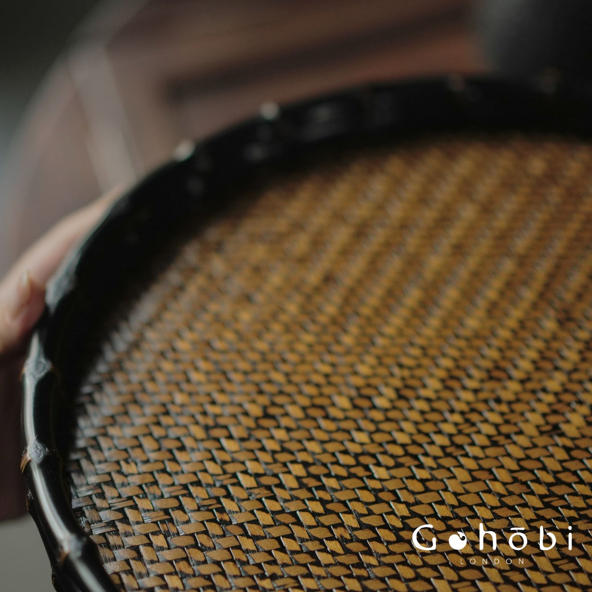 Retro Chinese bamboo Gohobi Retro Chinese Bamboo Tea Tray Mat