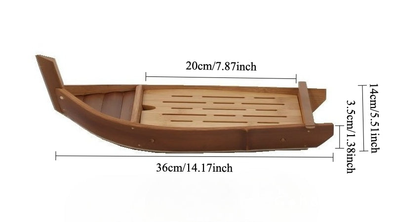 Gohobi Natural Old Bamboo Tea Tray – Water Storage Kung Fu Tea Tray Portable Wet Tea Table