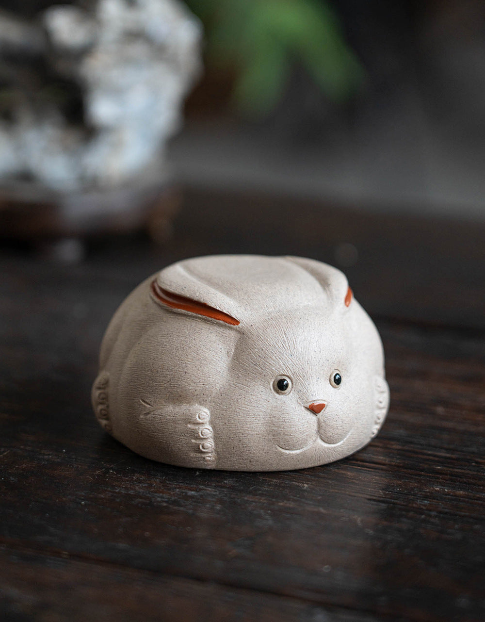 Tasse à thé en céramique faite à la main en forme de lapin de Gohobi
