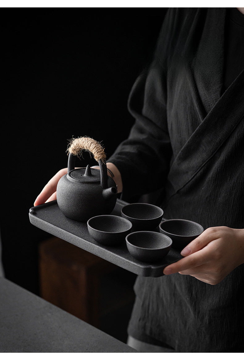 Service à thé en céramique de style japonais fait main Gohobi