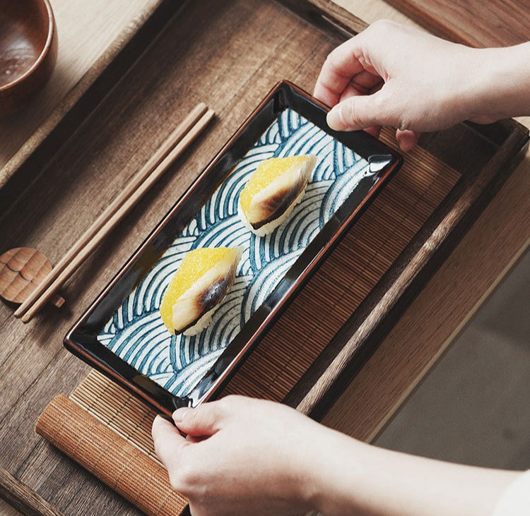 Gohobi Wave Pattern Rectangular Plate