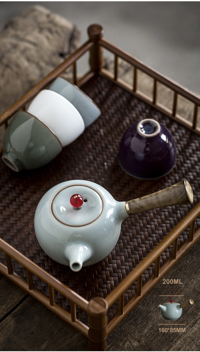 Coffret à thé avec théière et tasse à thé classique Gohobi