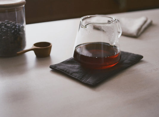 Kinto FUTO Linen Coaster 110x110mm