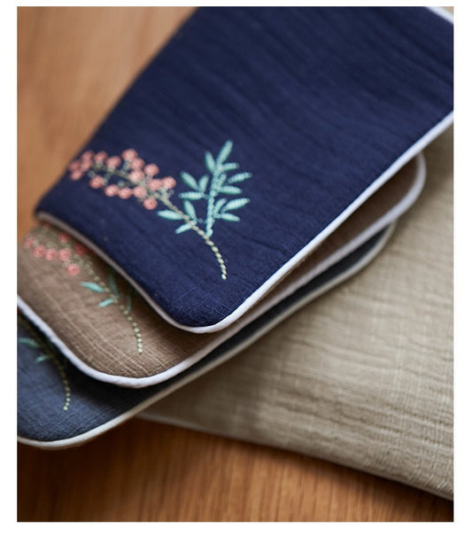 Gohobi Japanese Gongfu tea towels cotton Kung fu tea towels Linen cotton tea towels Japanese Chado