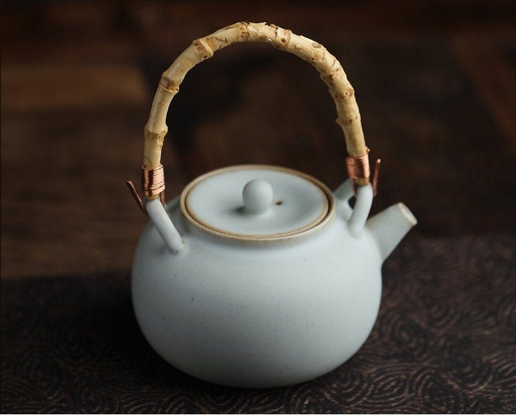 Gohobi Hand-painted Teapot Ceramic Chinese Gongfu tea Kung fu tea Japanese Chado