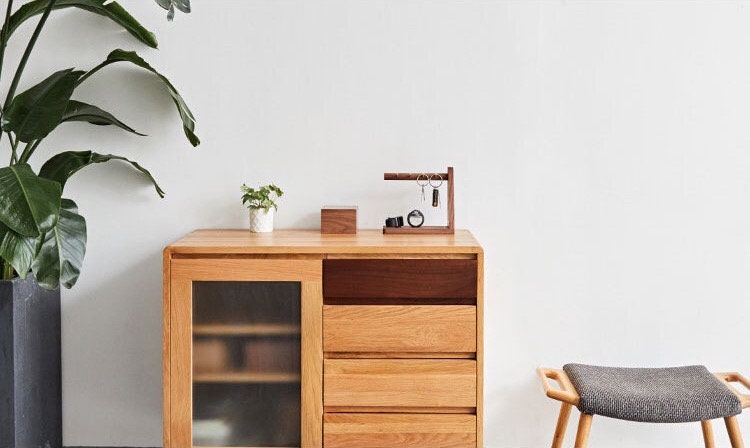 Gohobi Wood Rack Key Rack Key Rack with Shelf Key holder key and earrings rack key hooks Gift ideas